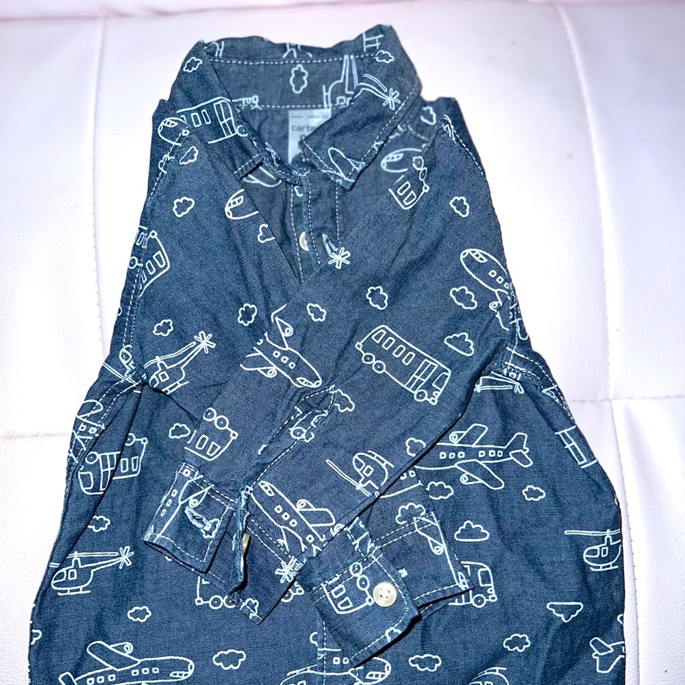 Boys button up